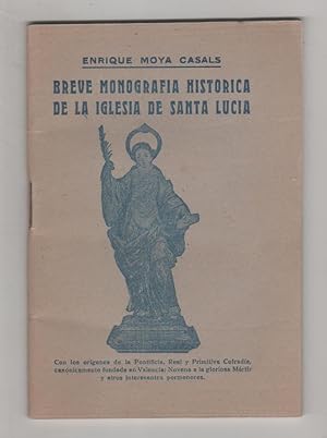 Bild des Verkufers fr Breve monografa histrica de la Iglesia de Santa Luca. zum Verkauf von Librera El Crabo