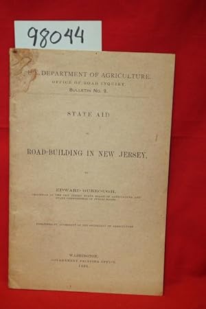 Image du vendeur pour State Aid to Road-Building in New Jersey mis en vente par Princeton Antiques Bookshop