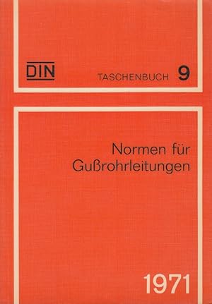 Bild des Verkufers fr Normen fr Gussrohrleitungen zum Verkauf von Versandantiquariat Nussbaum