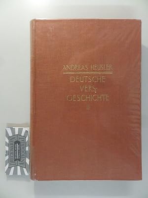 Deutsche Versgeschichte - Mit Einschluss des Altgriechischen und Altnordischen Stabreimverses - Z...