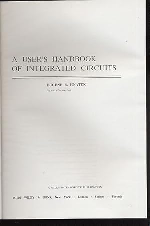 Seller image for A user's handbook of integrated circuits for sale by L'ivre d'Histoires