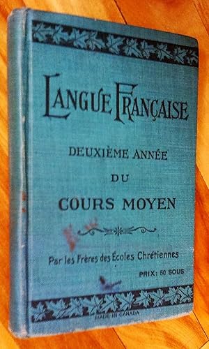 Langue française, deuxième année du cours moyen, livre de l'élève