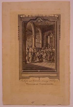 Swearing Fealty to William the Conqueror, Original Engraving