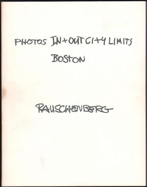 Bild des Verkufers fr Photos In + Out City Limits: Boston zum Verkauf von Ken Sanders Rare Books, ABAA
