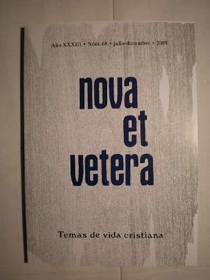 Seller image for Nova et Vetera. Temas de vida cristiana. Num. 68. Julio-Diciembre 2009 for sale by Librera Antonio Azorn