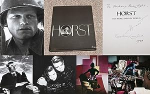 Seller image for HORST: HIS WORK AND HIS WORLD - Rare Fine Association Copy of The First Hardcover Edition/First Printing: Double-Signed by Horst And Valentine Lawford for sale by ModernRare