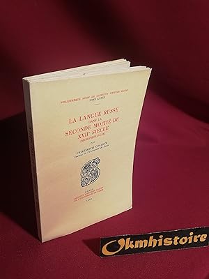 La langue russe dans la seconde moitié du XVIIe siècle