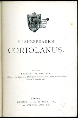 Shakespeare's Coriolanus