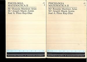 Imagen del vendedor de PSICOLOGIA MATEMATICA II (TOMOS N 1 - 2) SON DOS TOMOS a la venta por Papel y Letras