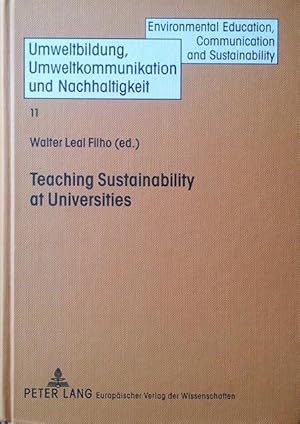 Immagine del venditore per Teaching sustainability at Universities venduto da Acanthophyllum Books