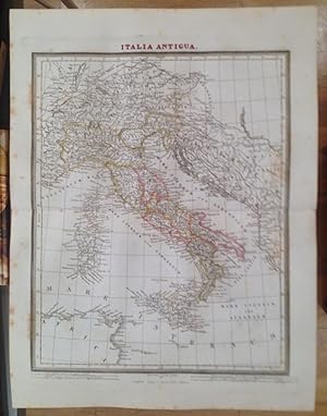 Mapa ITALIA ANTIGUA. Impreso En 1832. Tardieu.