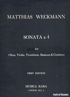 Seller image for Sonata a 4 for Oboe, Violin, Trombone, Basson & Continuo for sale by Hall of Books