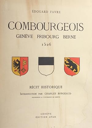 Seller image for Cambourgeois Geneve Fribourg Berne 1562 for sale by Artful Dodger Books