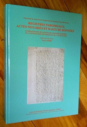 Image du vendeur pour Programme de recherche sur l'migration des Franais en Nouvelle-France: registres paroissiaux, actes notaris et bases de donnes: informatisation de sources de l'histoire moderne, de la dmographie historique et de la gnalogie mis en vente par Livresse