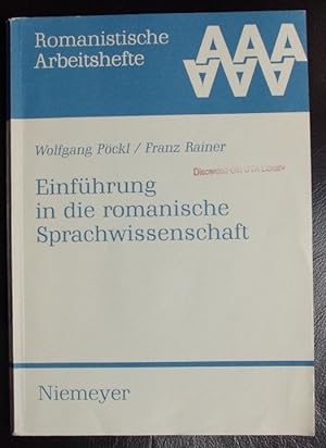Seller image for Einfuhrung in die romanische Sprachwissenschaft for sale by GuthrieBooks