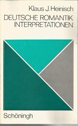 Seller image for Deutsche Romantik: Interpretationen (Wort, Werk, Gestalt) for sale by Bookfeathers, LLC