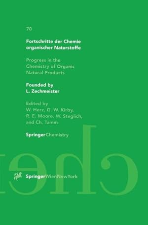 Fortschritte der Chemie organischer Naturstoffe. Progress in the Chemistry of Organic Natural Pro...