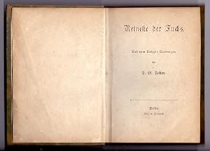 Reineke der Fuchs. Aus dem Urtexte übertragen von D. W. Soltau.