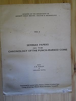 Bild des Verkufers fr Seminar Papers on the Chronology of the Punch-marked Coins zum Verkauf von Expatriate Bookshop of Denmark