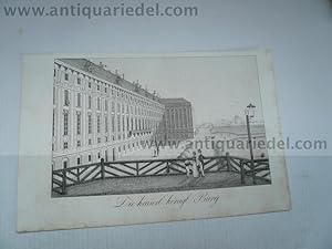 Wien, Hofburg, anno 1850, Stahlstich