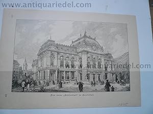 Bild des Verkufers fr Karlsbad, das neue Kaiserbad, anno 1895 zum Verkauf von Hammelburger Antiquariat