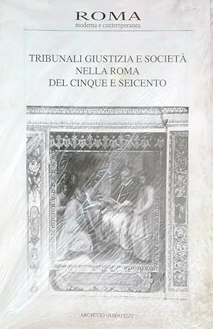 Bild des Verkufers fr Roma Moderna e Contemporanea 1/1997. Tribunali giustizia zum Verkauf von Librodifaccia