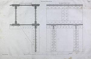 "Britannia-Röhrenbrücke" originale Feder-Lithographie auf Papier/paper ca.26x41cm; Blatt Nr.279 a...