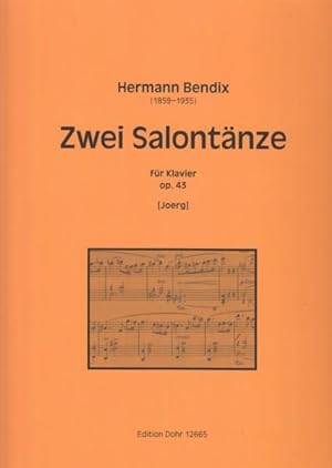 Seller image for Zwei Salontnze for Piano, Op.43 for sale by Hancock & Monks Music