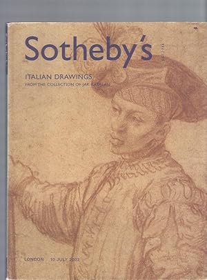 [AUCTION CATALOG] SOTHEBY'S: ITALIAN DRAWINGS; From the Collection of Jak Katalan: July 10, 2002,...