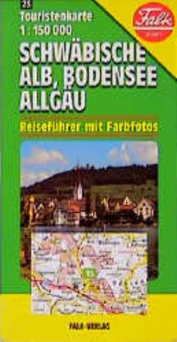 Falk Pläne, Schwäbische Alb, Bodensee (Nr.1476) (Tourist Map)