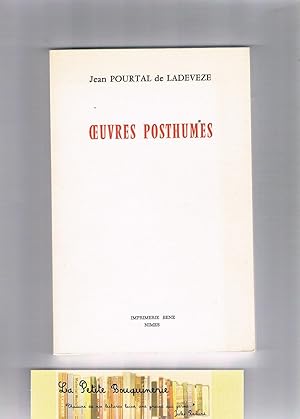 Bild des Verkufers fr Oeuvres posthumes zum Verkauf von La Petite Bouquinerie