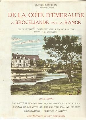 Imagen del vendedor de De la Cote d'meraude a Brocliande par la Rance - Tome second a la venta por Joie de Livre