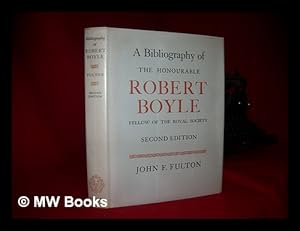 Bild des Verkufers fr A Bibliography of the Honourable Robert Boyle zum Verkauf von MW Books Ltd.