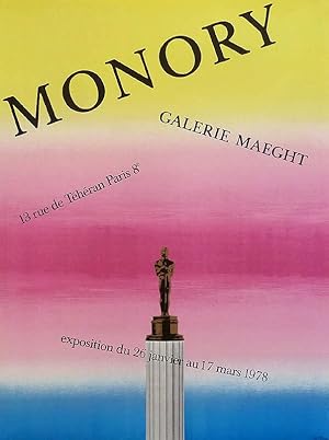 Monory. Galerie Maeght 1978. [Plakat, Offsetdruck / poster offset print].