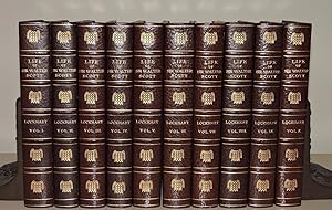 Seller image for Memoirs of the Life of Sir Walter Scott Bart. [Ten Volume Set with ALS addressed to William Allan in 1831] for sale by Sean Fagan, Rare Books