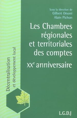 Bild des Verkufers fr Les Chambres rgionales et territoriales des comptes zum Verkauf von Chapitre.com : livres et presse ancienne
