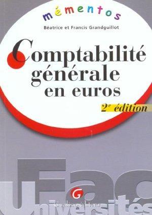 Comptabilité générale en euros