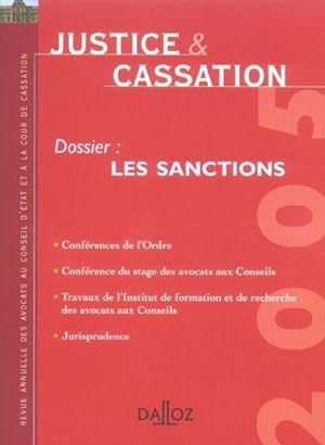 les sanctions (édition 2005)