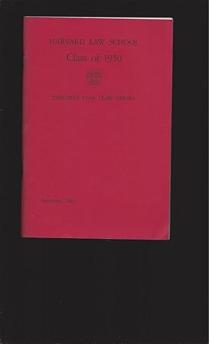 Harvard Law School: Class of 1950 and Harvard College: Class of 1948 (4 volumes)
