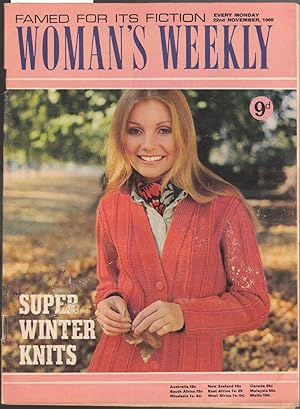 Imagen del vendedor de Woman's Weekly Magazine 22nd November 1969 a la venta por Laura Books