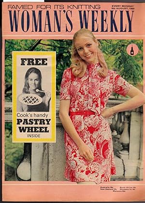 Imagen del vendedor de Woman's Weekly Magazine 9th August 1969 a la venta por Laura Books