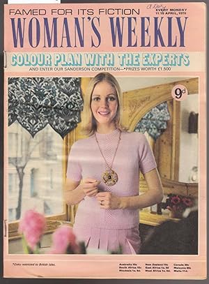 Imagen del vendedor de Woman's Weekly Magazine 18th April 1970 a la venta por Laura Books