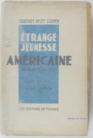 Bild des Verkufers fr Etrange jeunesse amricaine zum Verkauf von Librairie du Bassin