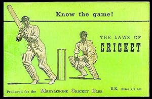 Bild des Verkufers fr Know the Game! (Series) The Laws of Cricket zum Verkauf von Little Stour Books PBFA Member