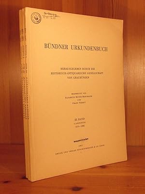 Bild des Verkufers fr Bndner Urkundenbuch. III. Band (Lieferungen 1 - 4). zum Verkauf von Das Konversations-Lexikon