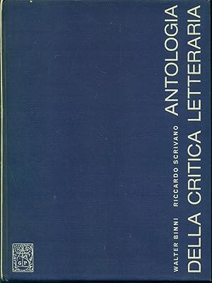 Immagine del venditore per Antologia della critica letteraria. venduto da Librodifaccia