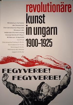 Image du vendeur pour revolutionre kunst in ungarn 1900 - 1925. Ministerium fr Kultur der Deutschen Demokratischen Republik. Museum der bildenden Knste Leipzig. 16. Februar bis 21. April 1974. mis en vente par terrahe.oswald