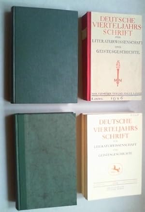 Deutsche Vierteljahrsschrift für Literaturwissenschaft und Geistesgeschichte (DVLG). - Vollständi...