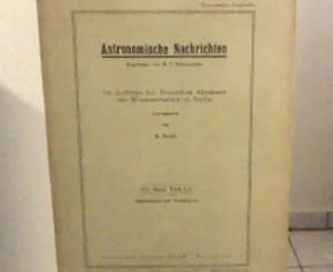 Astronomische Nachrichten 275. Band, Heft 5/6 Dezember 1947