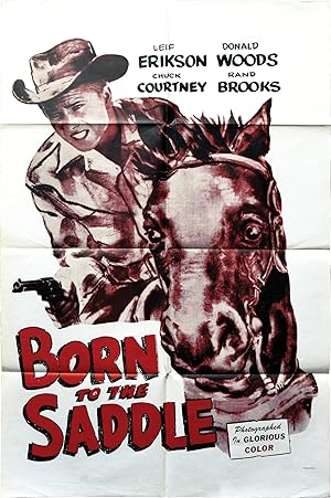 Bild des Verkufers fr Born to the Saddle (Original poster for the 1953 film) zum Verkauf von Royal Books, Inc., ABAA